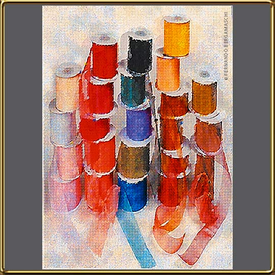 ribbons photo illustration